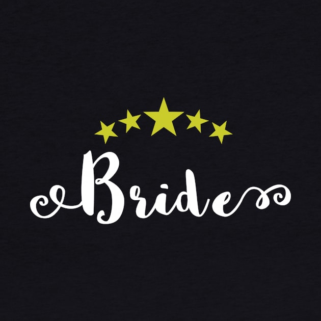 5 star bride t-shirt wedding tank by abbyiris